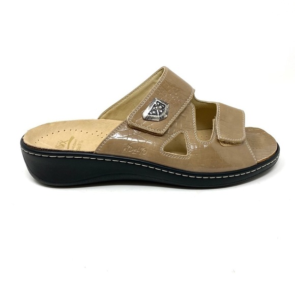 Fidelio Women's Hallux Fabia Bunion Relief Slide Sandal Taupe - Picture 1 of 10